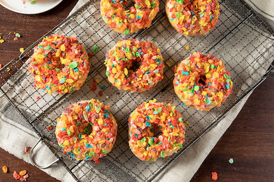 Fruity Pebbles Collagen Donuts
