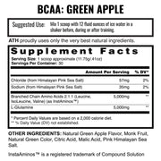 BCAA Green Apple Supplement Facts
