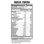 Build Cocoa Supplement Facts