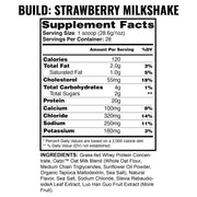 Build Strawberry Milkshake Supplement Facts